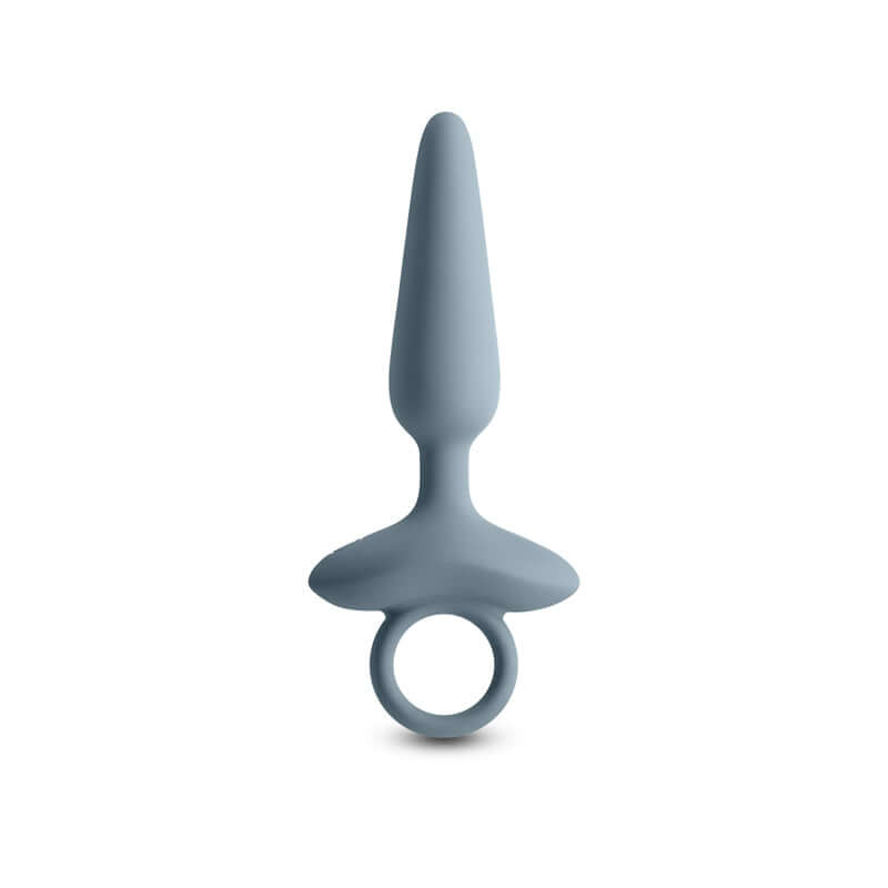 Renegade Maverick - Grey - Grey 15 cm USB Rechargeable Vibrating Butt Plug